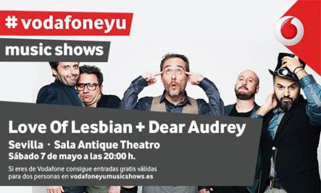Love Of Lesbian protagonistas de los music shows de Vodafone yu
