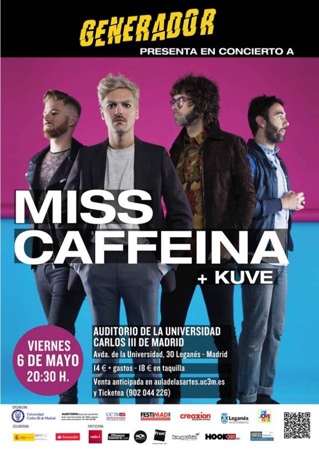 Miss Caffeina será otros de los artistas que estaran en el Festimad 2016.