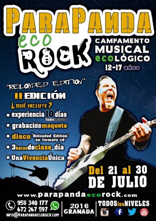 Mira todo lo que os ofrece el campamento Parapanda Eco Rock