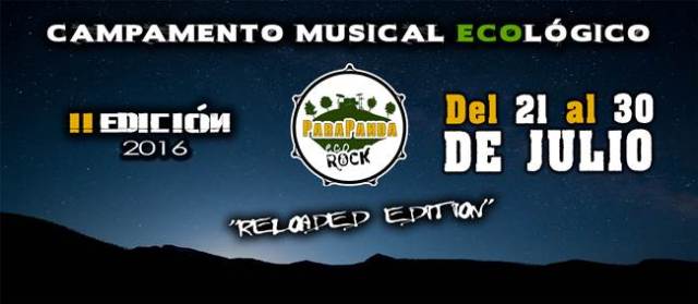 Del 21 al 30 de Julio en Granada se celebra el campamente Parapanda Eco Rock.