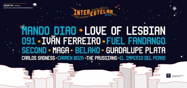 Cartel del festival Interestelar de Sevilla.
