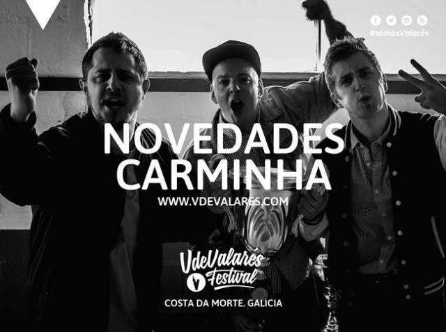 Novedades Carminha confirman su asistencia al festival V de Valarés.
