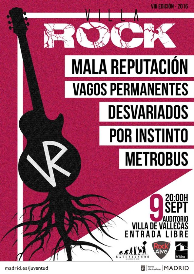Cartel Villarock BAJA