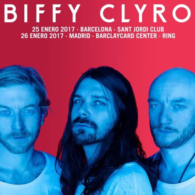 Biffy Clyro actuarán en Barcelona y Madrid.