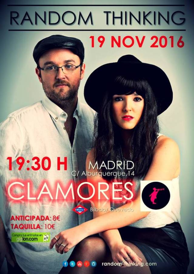 Concierto fin de gira Random Thinking en sala Clamores
