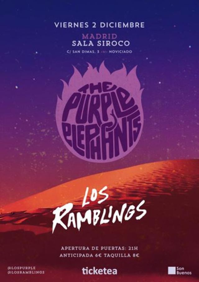 The Purple Elephants llegan a Madrid