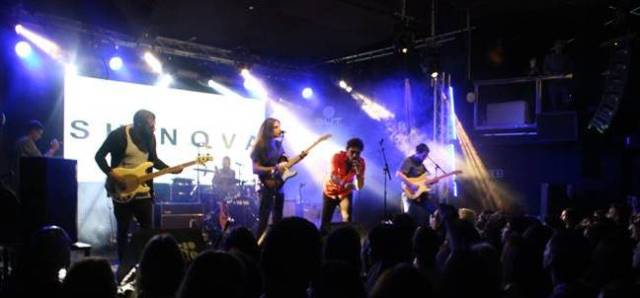 Shinova en la pasada fiesta presentación del Sonorama Ribera