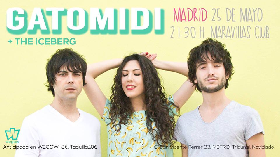 Gatomidi actúa este jueves en Madrid