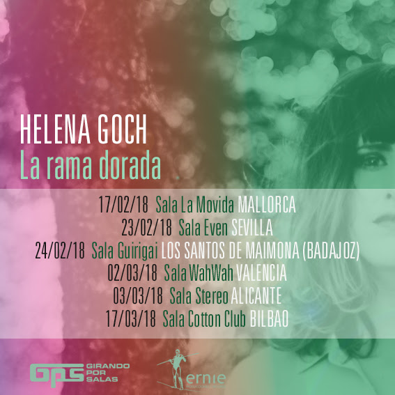 Fechas de la gira de Helena Goch