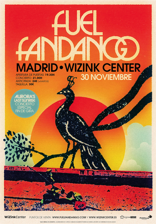 Fuel Fandango despide ¨Aurora¨en Madrid