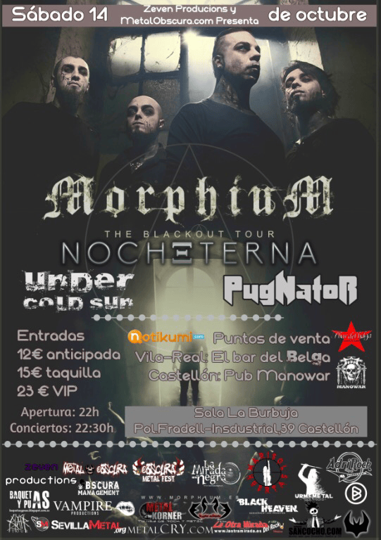 Noche de Heavy Metal en&nbsp;Castellón