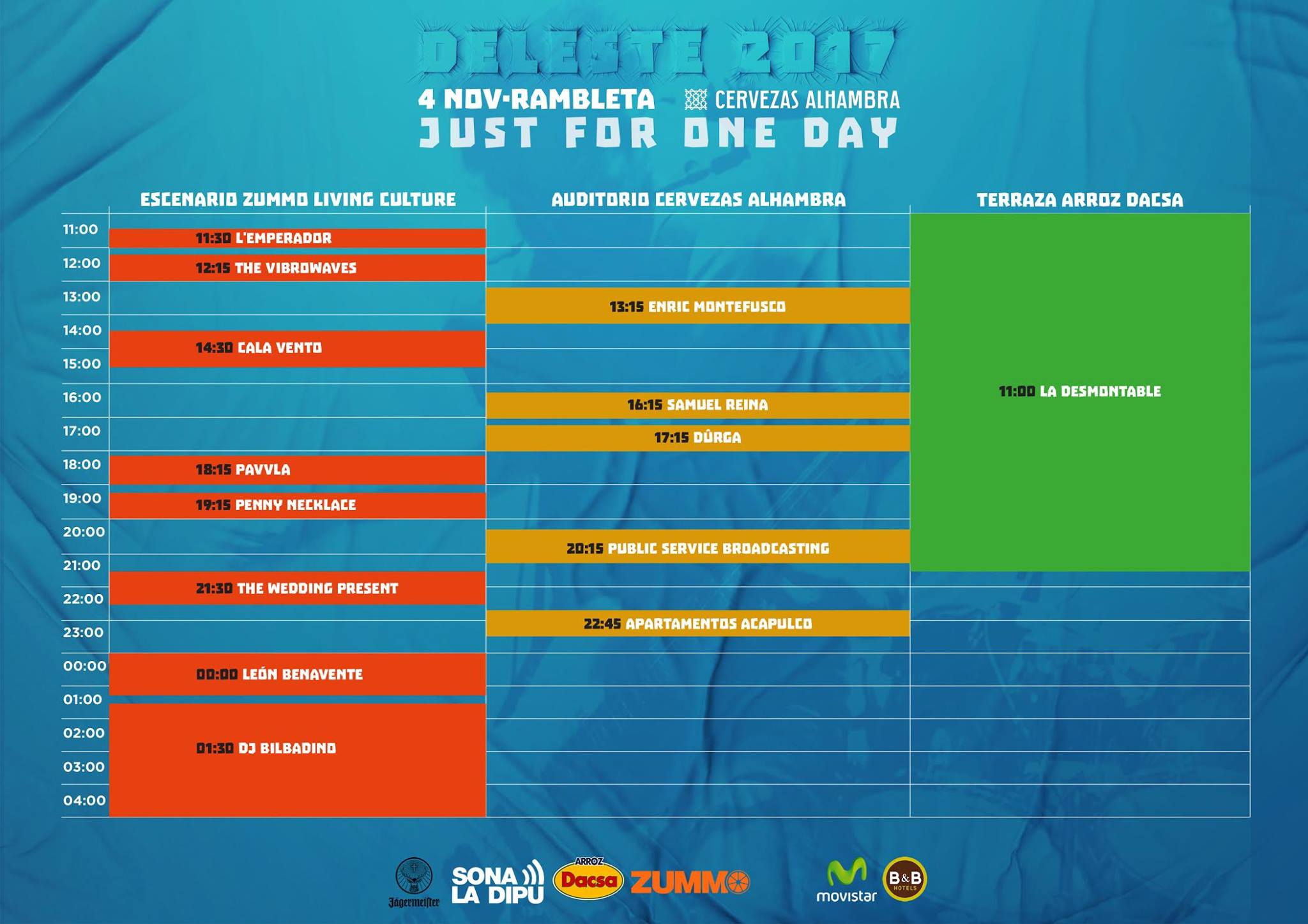 horarios deleste 2017
