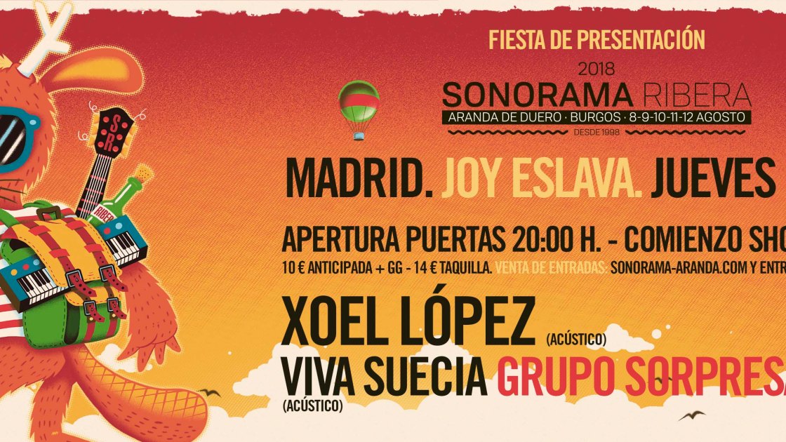 Fiesta presentación Sonorama 2018