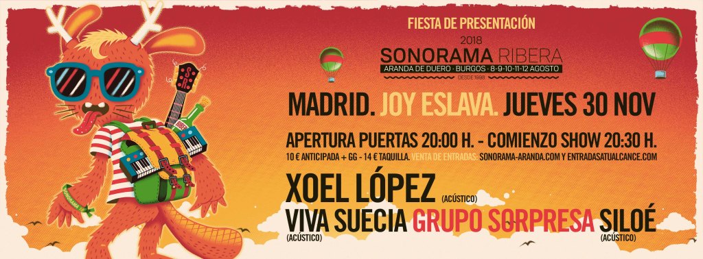 Fiesta presentación Sonorama&nbsp;2018