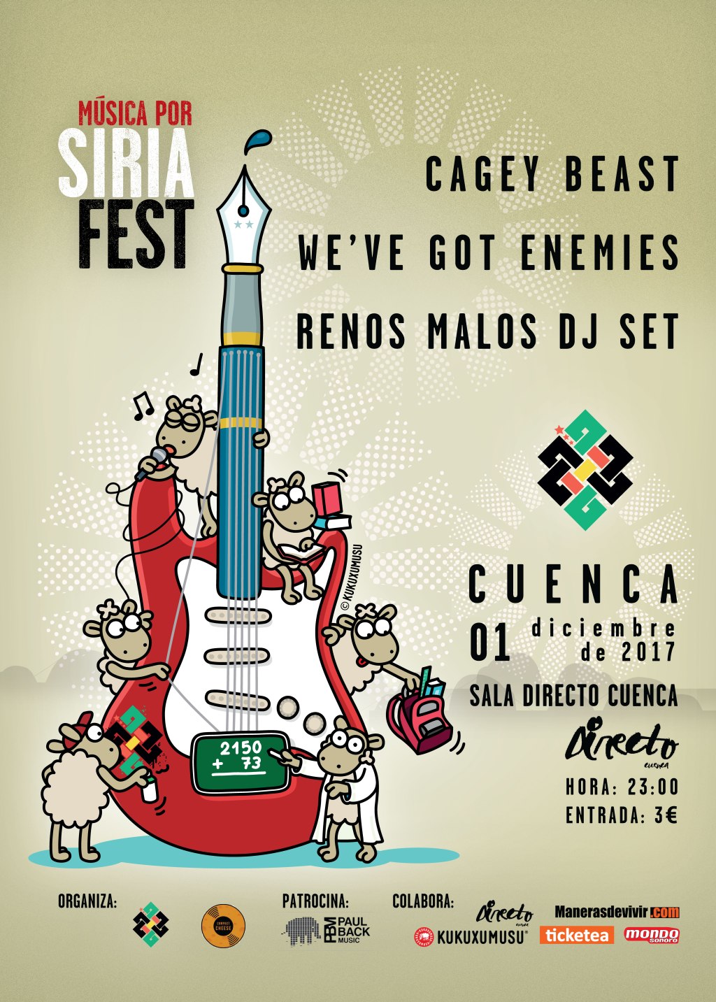 Music Por Siria Fest llega a&nbsp;Cuenca