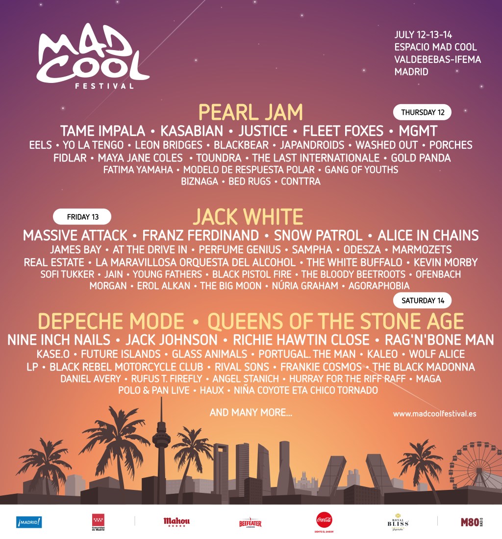 Mad Cool sigue con su imparable&nbsp;ritmo
