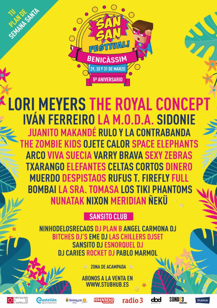 Sansan Festival cierra el cartel de su quinta&nbsp;edición