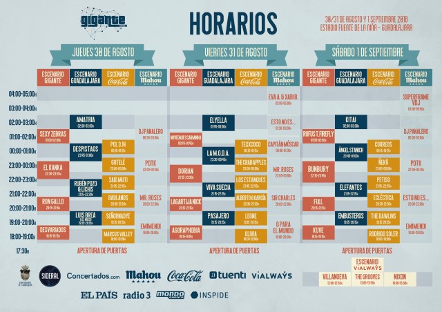 horarios