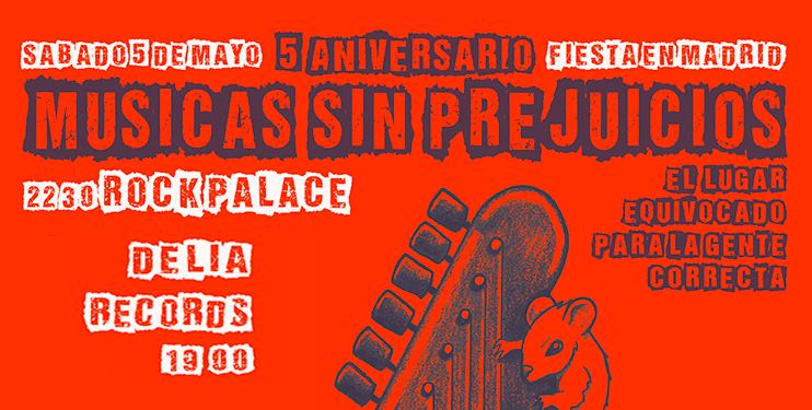 Quinto aniversario Músicas sin prejuicios