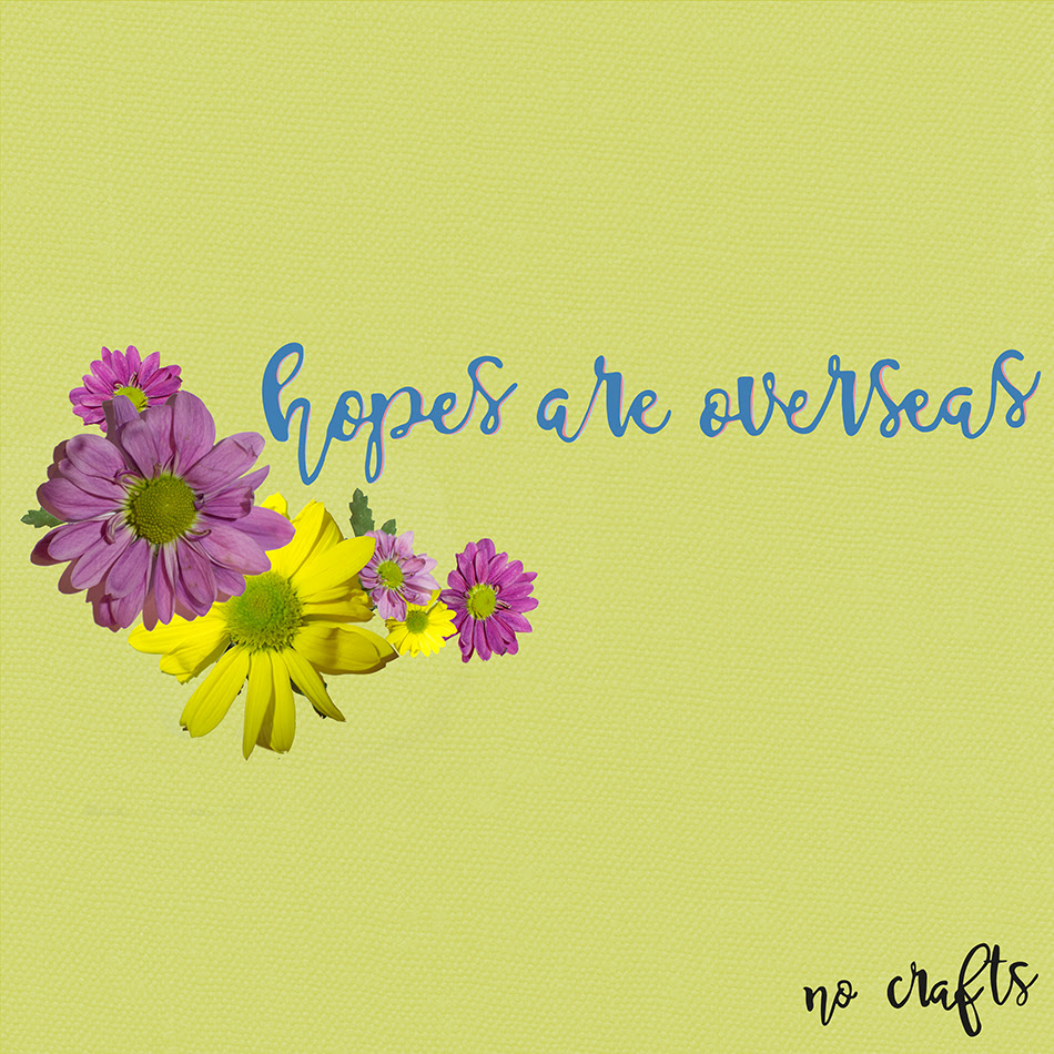 Hopes are Overseas es lo nuevo de No&nbsp;Crafts
