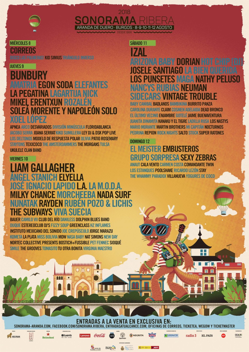 Sonorama presenta horarios y alguna sorpresa final