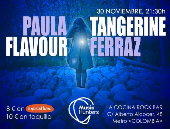 Paula Ferraz y Tangerine Flavour juntos en Madrid