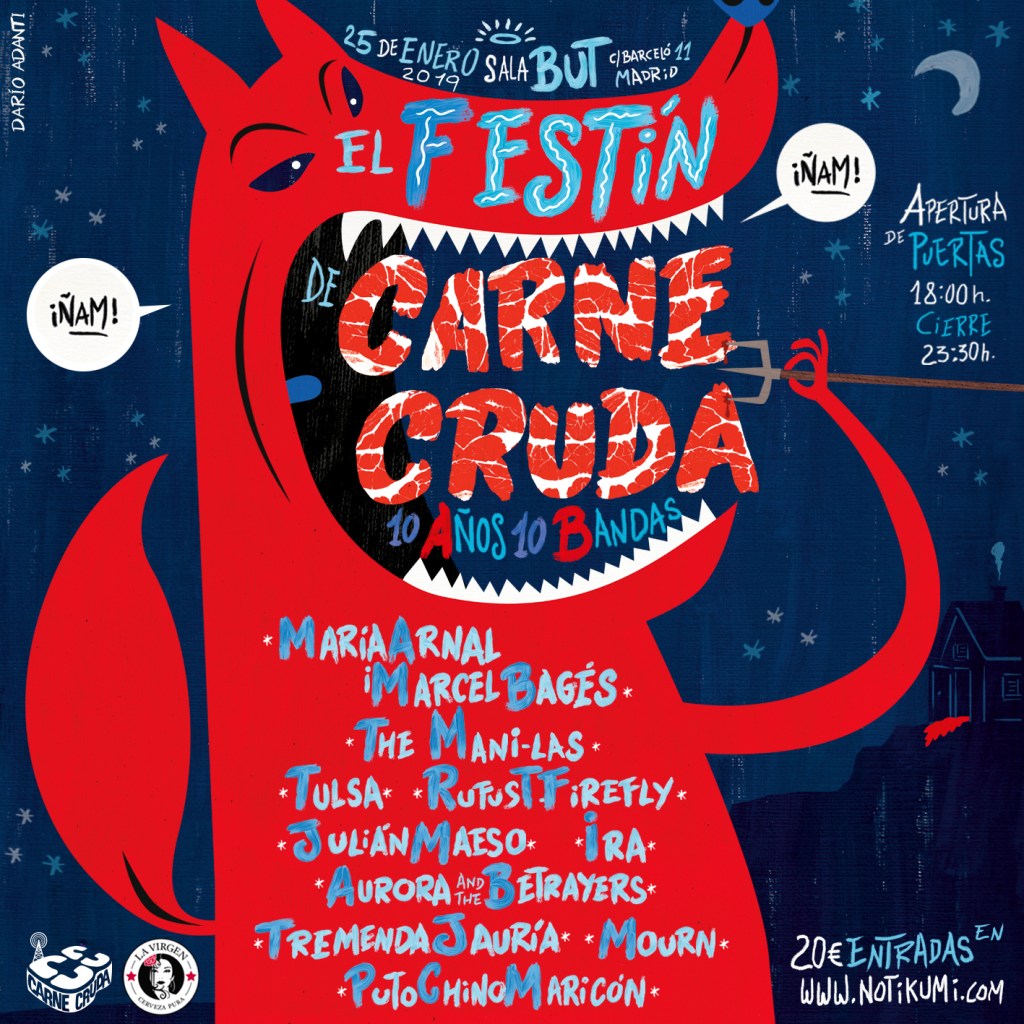Llega el festín de Carne Cruda