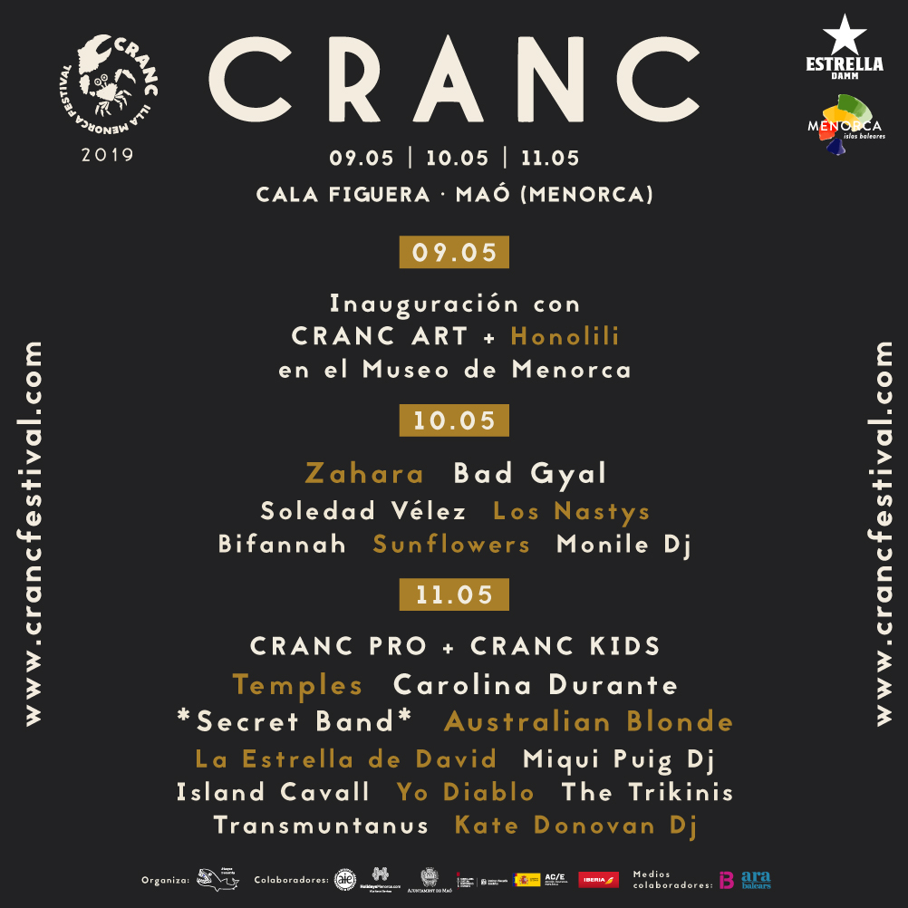 Tercera edición del festival Cranc Illa de&nbsp;Menorca