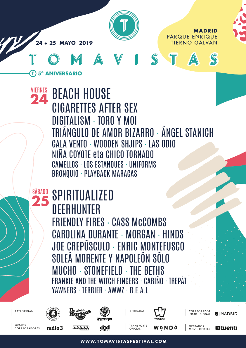 La segunda linea del Festival&nbsp;Tomavistas